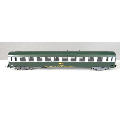 JOUEF VOITURE UIC VERTE 2 CL TOIT VERT B 10 - HO SANS BOITE