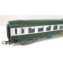 JOUEF VOITURE UIC VERTE 2 CL TOIT VERT B 10 - HO SANS BOITE