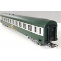 JOUEF VOITURE UIC VERTE 2 CL TOIT VERT B 10 - HO SANS BOITE