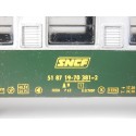 JOUEF VOITURE UIC VERTE TOIT VERT 1 CL A9 HO SANS BOITE