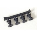 Ref 17883 4 TAMPONS DE LOCOMOTIVE JOUEF HO