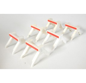 R 15763 LOT DE SIX BUTOIRS SANS RAILS JOUEF HO