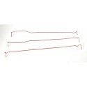 LOT DE 3 BARRES DE TOITURE JOUEF CC 40101 CC 40108 HO TRES BON ETAT