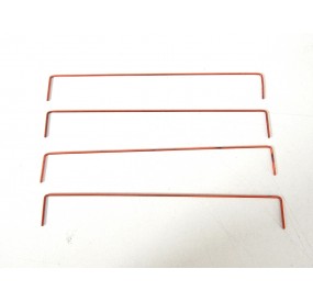 LOT DE 4 BARRES DE TOITURE JOUEF CC 6505 CC 6551 HO TRES BON ETAT