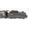 RARE LOCOMOTIVE 241 A 65 SNCF EN LAITON AVEC TENDER 35 A SNCF SANS MARQUE HO