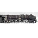 RARE LOCOMOTIVE 241 A 65 SNCF EN LAITON AVEC TENDER 35 A SNCF SANS MARQUE HO