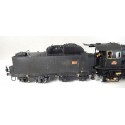 RARE LOCOMOTIVE 241 A 65 SNCF EN LAITON AVEC TENDER 35 A SNCF SANS MARQUE HO