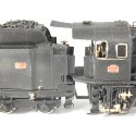 RARE LOCOMOTIVE 241 A 65 SNCF EN LAITON AVEC TENDER 35 A SNCF SANS MARQUE HO