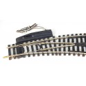 R 5569 -UN AIGUILLAGE COURBE ELECTRIQUE MAILLECHORT DERIVE DROITE HO