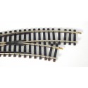 R 5569 -UN AIGUILLAGE COURBE ELECTRIQUE MAILLECHORT DERIVE DROITE HO