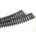 R 5569 -UN AIGUILLAGE COURBE ELECTRIQUE MAILLECHORT DERIVE DROITE HO
