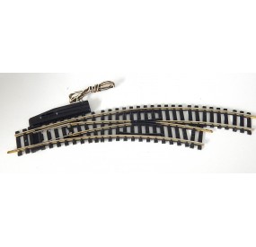 R 17901 -JOUEFLIMA UN AIGUILLAGE COURBE ELECTRIQUE MAILLECHORT DERIVE DROITE HO