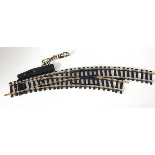 R 17901 -JOUEFLIMA UN AIGUILLAGE COURBE ELECTRIQUE MAILLECHORT DERIVE DROITE HO