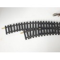 R 17901 -JOUEFLIMA UN AIGUILLAGE COURBE ELECTRIQUE MAILLECHORT DERIVE DROITE HO