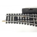 Ref 2725 JOUEF UN AIGUILLAGE ELETRIQUE RAILS ACIER DERIVE DROITE R 385 - HO