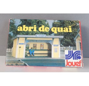 Ref 1038 JOUEF MAQUETTE ABRI DE QUAI A MONTER EN BOITE HO