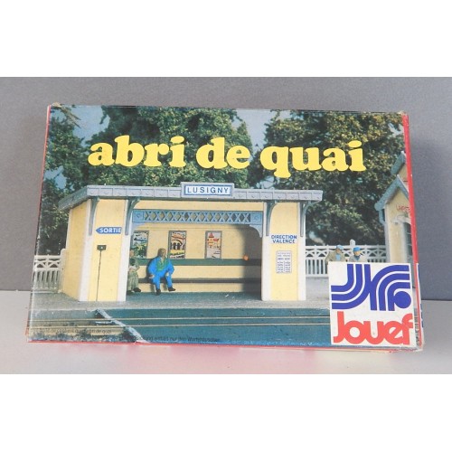 Ref 1038 JOUEF MAQUETTE ABRI DE QUAI A MONTER EN BOITE HO