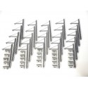 REF 17906 JOUEF LOT DE 25 POTEAUX SUPPORT DE CATENAIRE JOUEF HO SANS BOITE