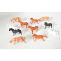 ANIMAUX LOT DE 11 CHEVAUX HO RESEAUX JOUEF