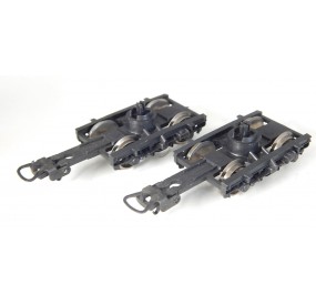 Réf 17917 - LIMA DEUX BOGIES DE VOITURE LIMA ESSIEUX METAL HO