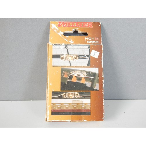 REF 6550 VOLLMER ECLAIRAGE 16 VOLTS POUR QUAIS ET VOITURE VOYAGEURS + BOITE HO