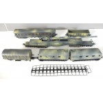 149704 - LIMA RARE LOCOMOTIVE MILITAIRE + WAGON + CANON LEOPOLD HO SANS BOITE