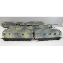 149704 - LIMA RARE LOCOMOTIVE MILITAIRE + WAGON + CANON LEOPOLD HO SANS BOITE