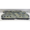 149704 - LIMA RARE LOCOMOTIVE MILITAIRE + WAGON + CANON LEOPOLD HO SANS BOITE