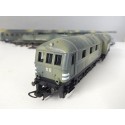 149704 - LIMA RARE LOCOMOTIVE MILITAIRE + WAGON + CANON LEOPOLD HO SANS BOITE