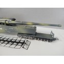 149704 - LIMA RARE LOCOMOTIVE MILITAIRE + WAGON + CANON LEOPOLD HO SANS BOITE