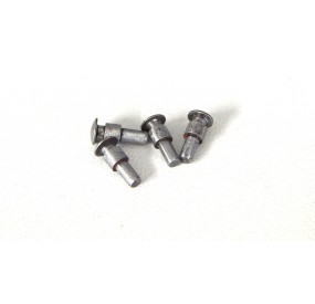 - 4 TAMPONS METAL DE LOCOMOTIVE VAPEUR 140 C - 040 TA - 231 C 60 - JOUEF HO
