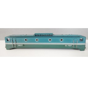 REF 12270 JOUEF CAISSE DE LOCOMOTIVE CC 7107 PLAQUE IMAT VERTE HO