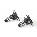 R 17980 DEUX PANTOGRAPHES UNIJAMBISTE TYPE SOMMERFELD + ISOLATEURS HO