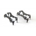 R 17982 JOUEF DEUX EMBASE DE PANTOGRAPHE DOUBLE POUR LOCOMOTIVE HO
