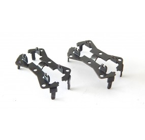 R 17982 JOUEF DEUX EMBASE DE PANTOGRAPHE DOUBLE POUR LOCOMOTIVE HO