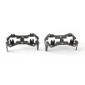 R 17982 JOUEF DEUX EMBASE DE PANTOGRAPHE DOUBLE POUR LOCOMOTIVE HO