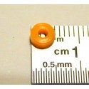10 RONDELLES PLASTIQUE ORANGE AXE 1,95 MM POUR LOCMOTIVE HO