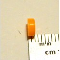10 RONDELLES PLASTIQUE ORANGE AXE 1,95 MM POUR LOCMOTIVE HO