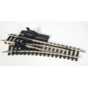 JOUEF AIGUILLAGE ANCIEN RAILS LAITON MANUEL A LEVIER DERIVE GAUCHE R 325 - HO