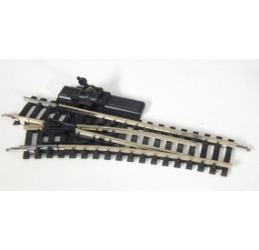 JOUEF AIGUILLAGE ANCIEN RAILS LAITON MANUEL A LEVIER DERIVE GAUCHE R 325 - HO