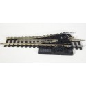 JOUEF AIGUILLAGE ANCIEN RAILS LAITON MANUEL A LEVIER DERIVE GAUCHE R 325 - HO