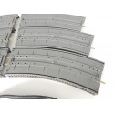 ref 18006 JOUEF LOT DE SIX ELEMENTS COURBES DE PONT JOUEF HO