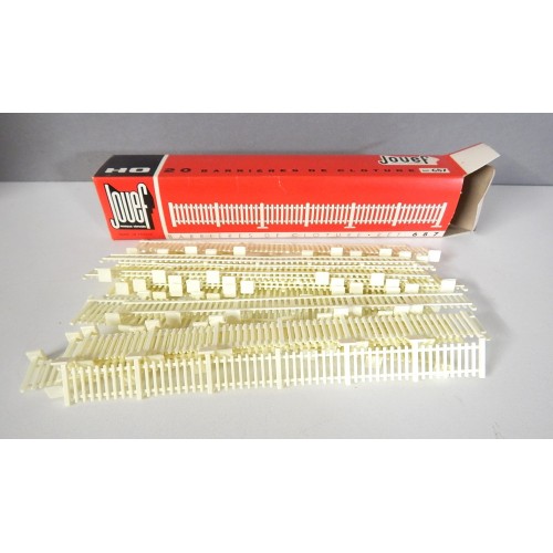 REF 687 JOUEF LOT DE 20 BARRIERES EN BOITE HO