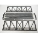 R 12559 JOUEF MAQUETTE PONT A MONTER GRIS FONCE EN TRES BON ETAT HO