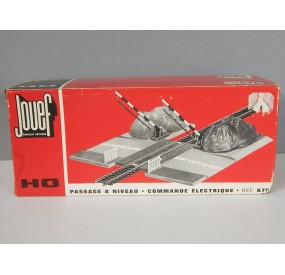 REF 676 JOUEF PASSAGE A NIVEAU A COMMANDE ELECTRIQUE NEUF EN BOITE ROUGE HO