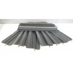 Ref 18014 JOUEF LOT DE 8 ELEMENTS DE PONT DROIT AVEC RAILS + RAMBARDE HO