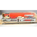 Ref 6570 JOUEF WAGON STVA LONG ARTICULER AVEC VOITURES JOUEF HO EN BOITE ROUGE