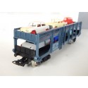 6540B JOUEF WAGON STVA GRIS + 6 VOITURES JOUEF HO EN BON ETAT HO EN BOITE ROUGE