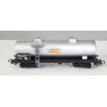 JOUEF WAGON CITERNE SHELL GRIS ALU A BOGIES SANS BOITE HO