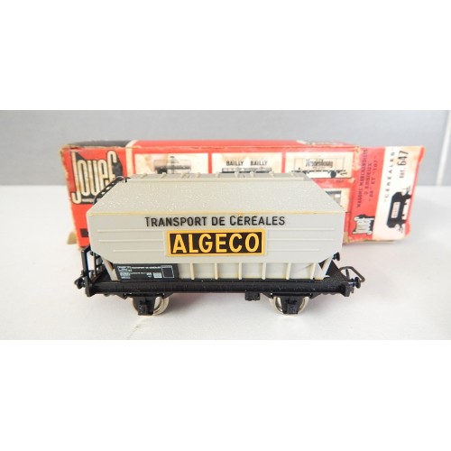 647 JOUEF WAGON A ESSIEUX CEREALIER ALGECO HO EN BOITE CARTON